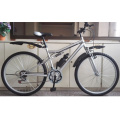 All White Mountain Bike 21speed Carbon Mountain Bicycle 27.5inch